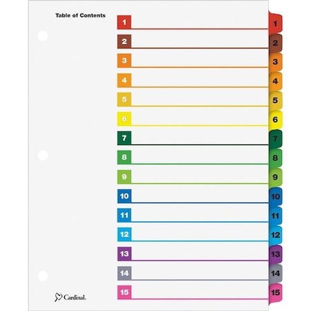 Cardinal Index, 3-Rng, 1-Step, 1-15, Mi 24PK CRD61518